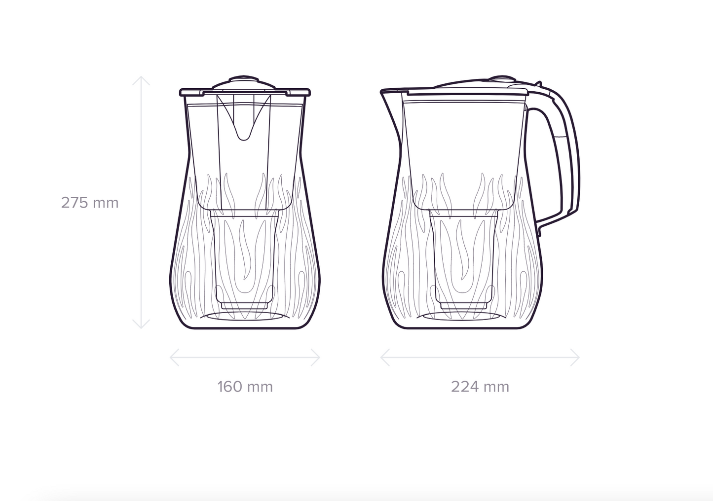 Orleans Filter Jug