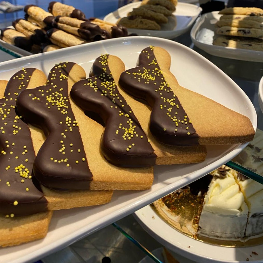 Paashaas vanillekoeken met chocolade