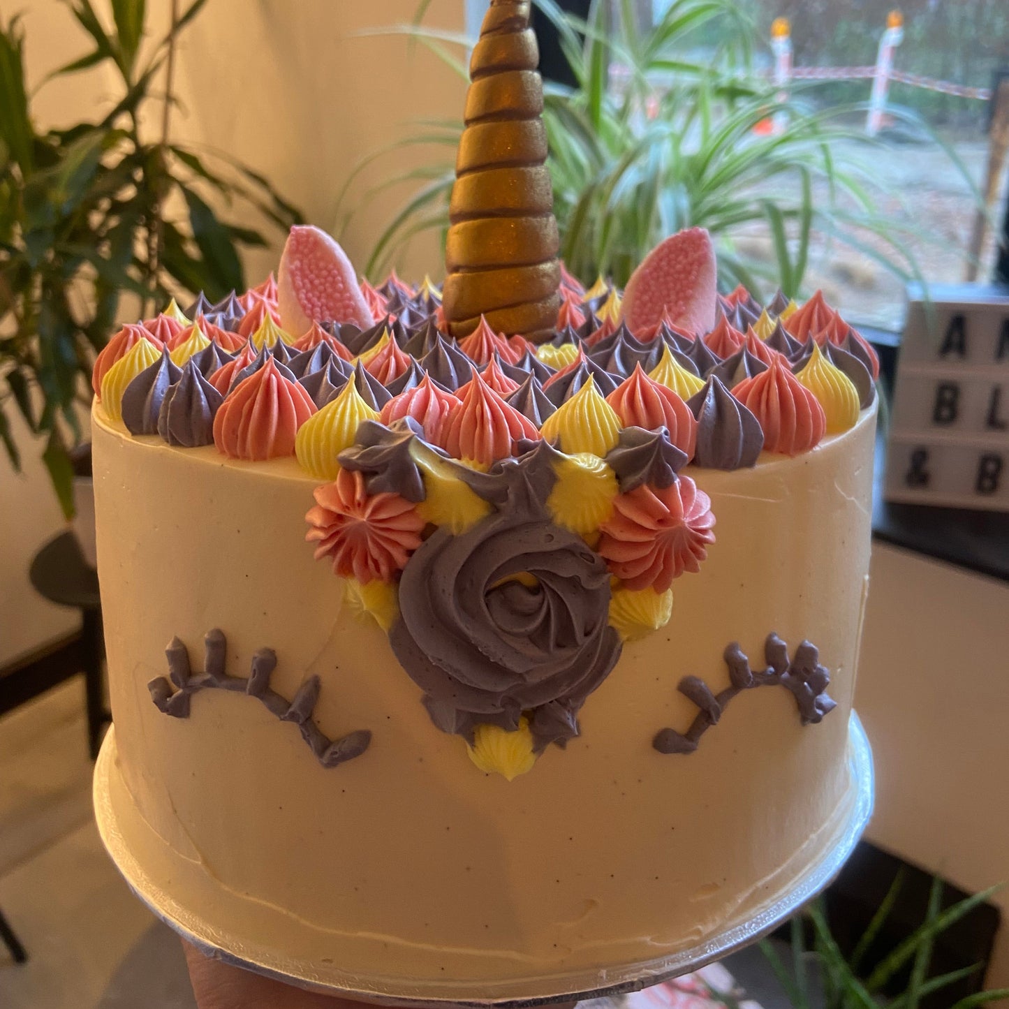 Unicorn taart
