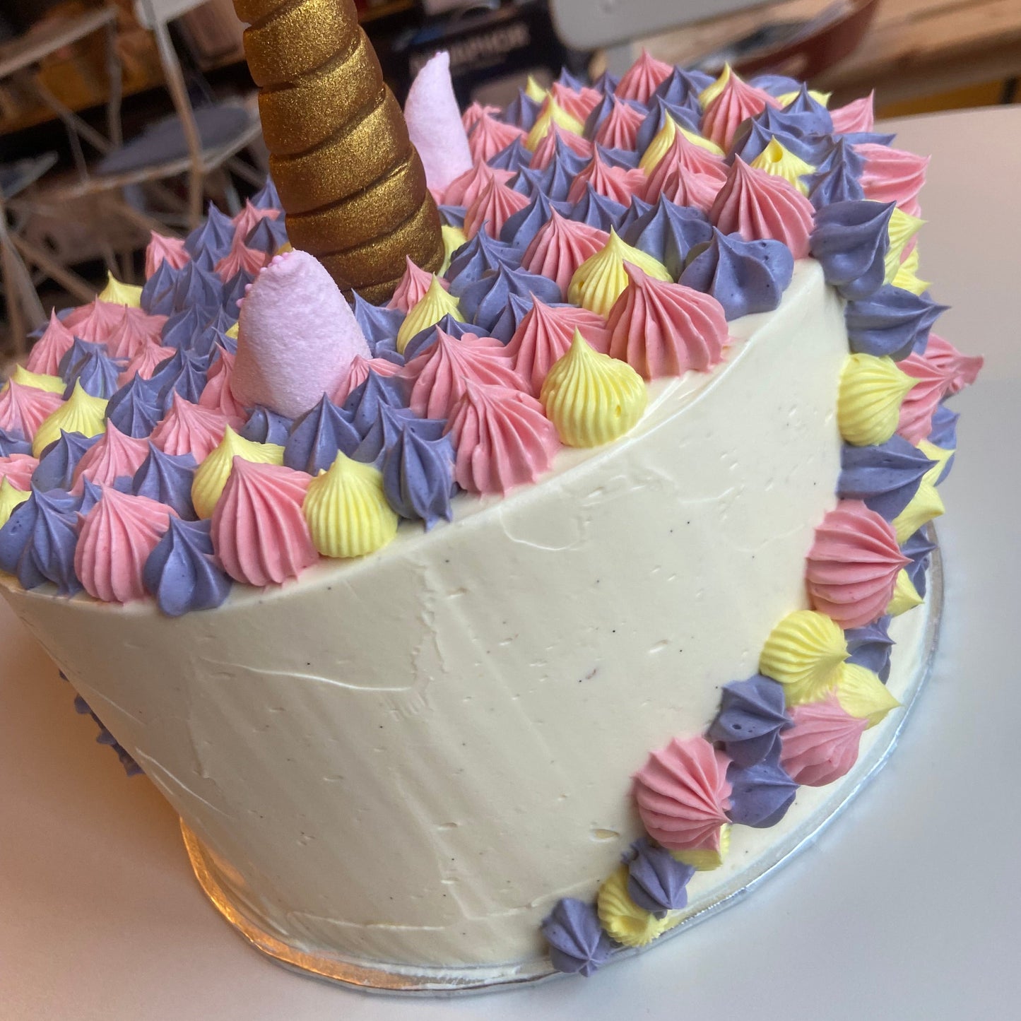 Unicorn taart