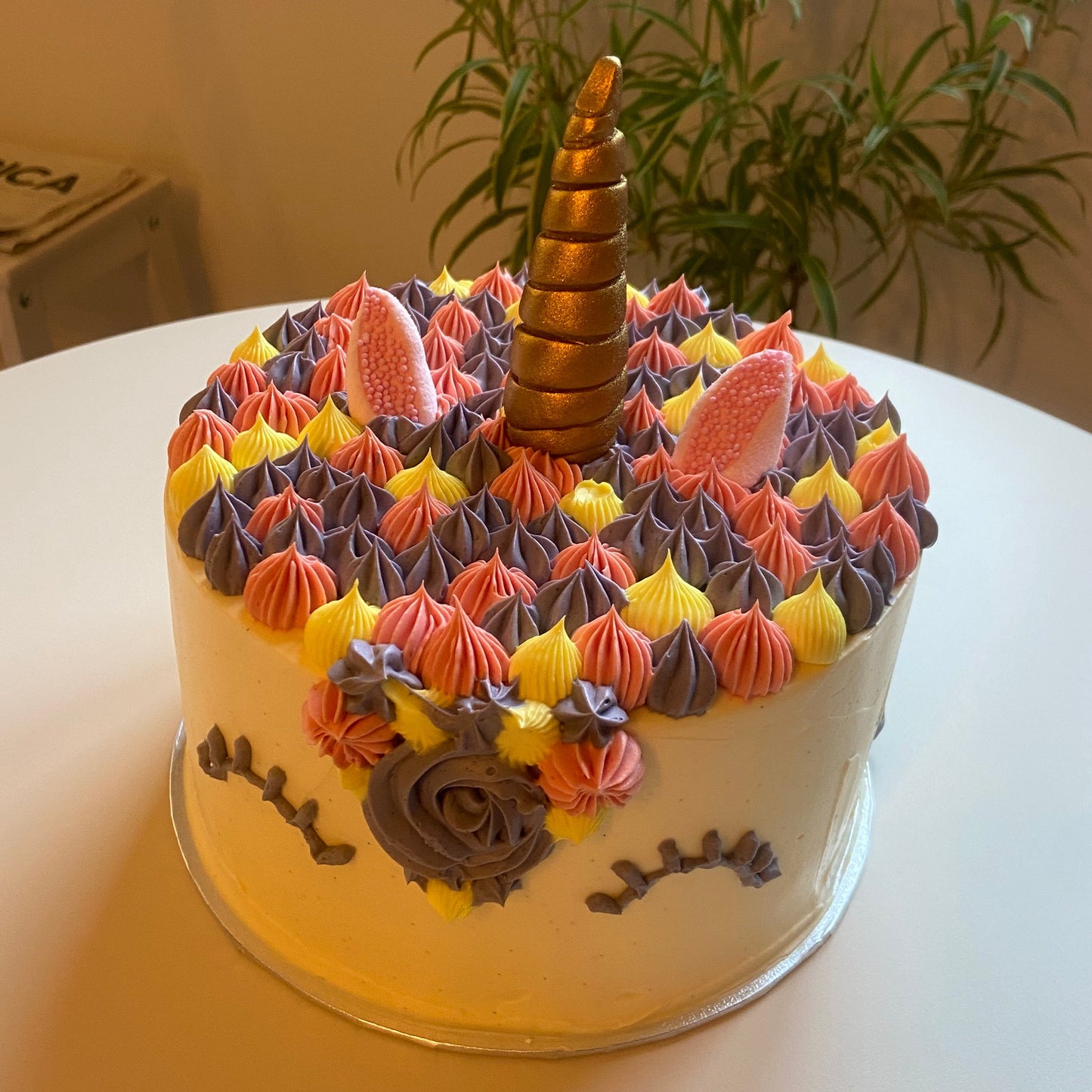 Unicorn taart