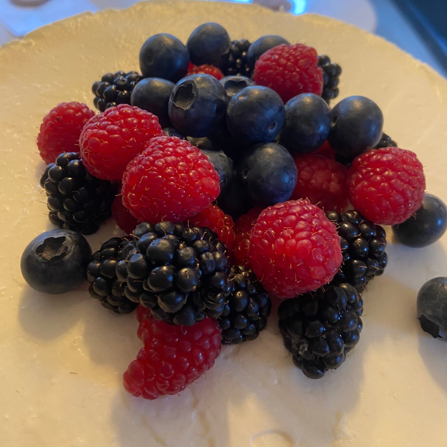 Kaastaart met vers fruit