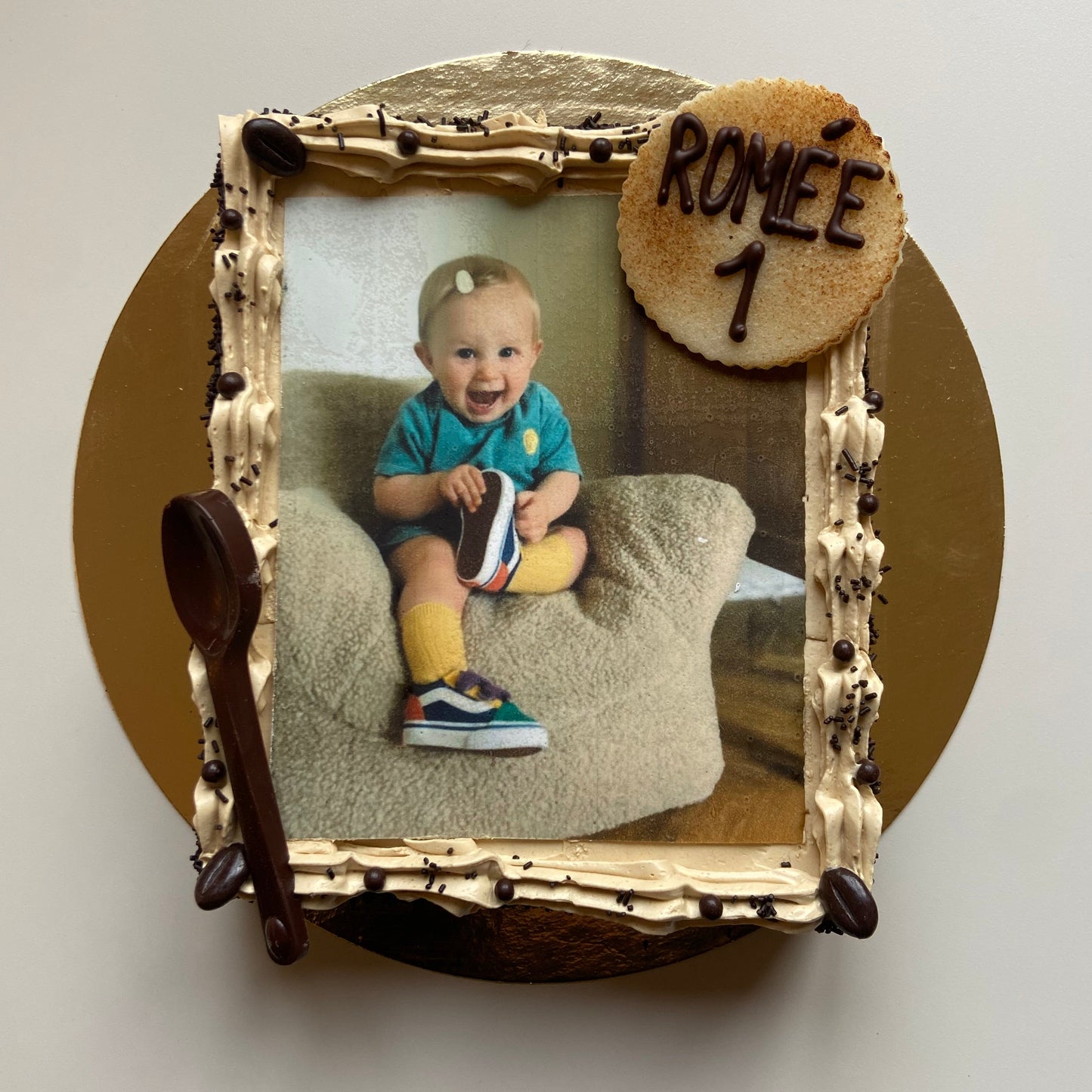 Foto op mijn taart: Happy Birthday