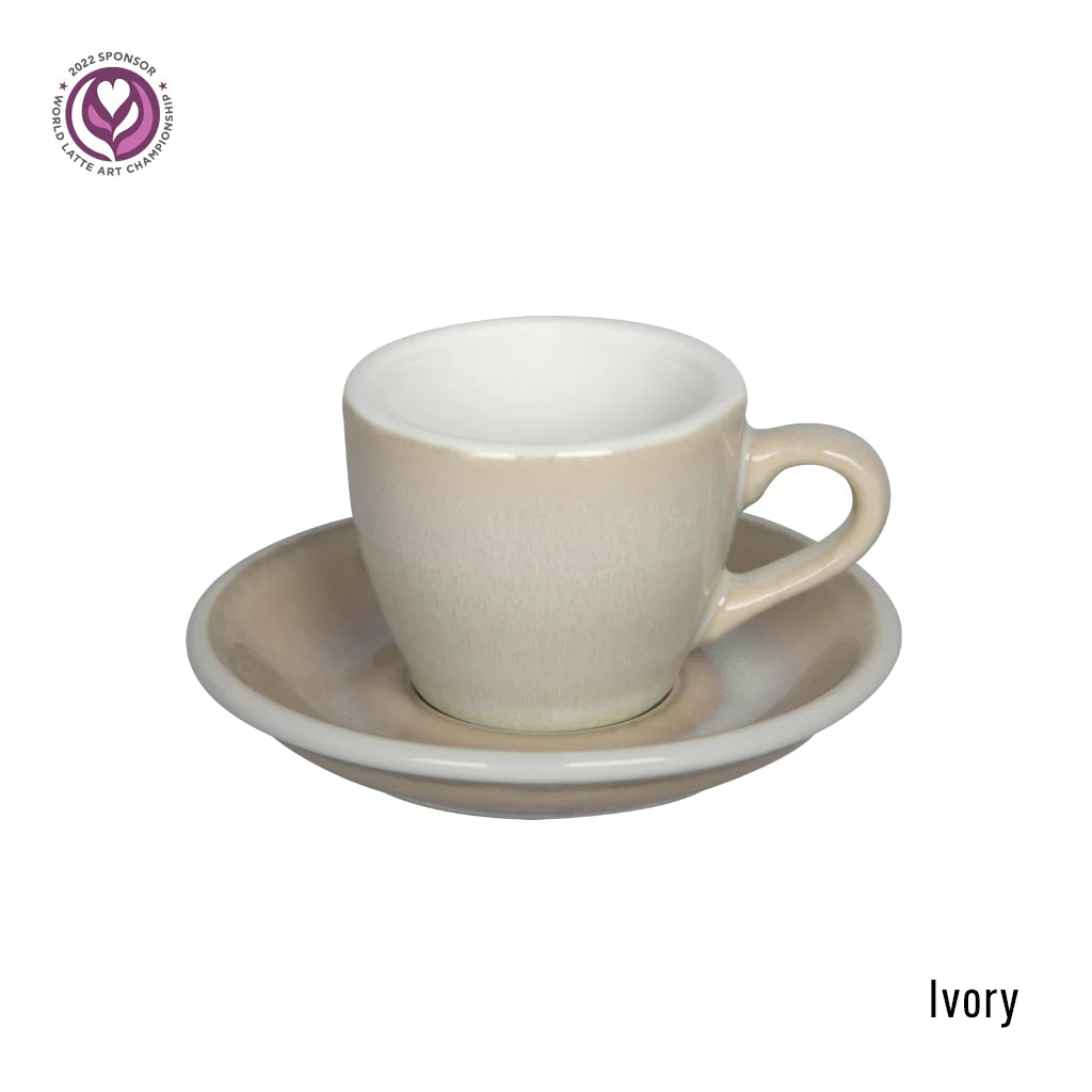 Loveramic - Espresso kop- & schotel set - 80ml