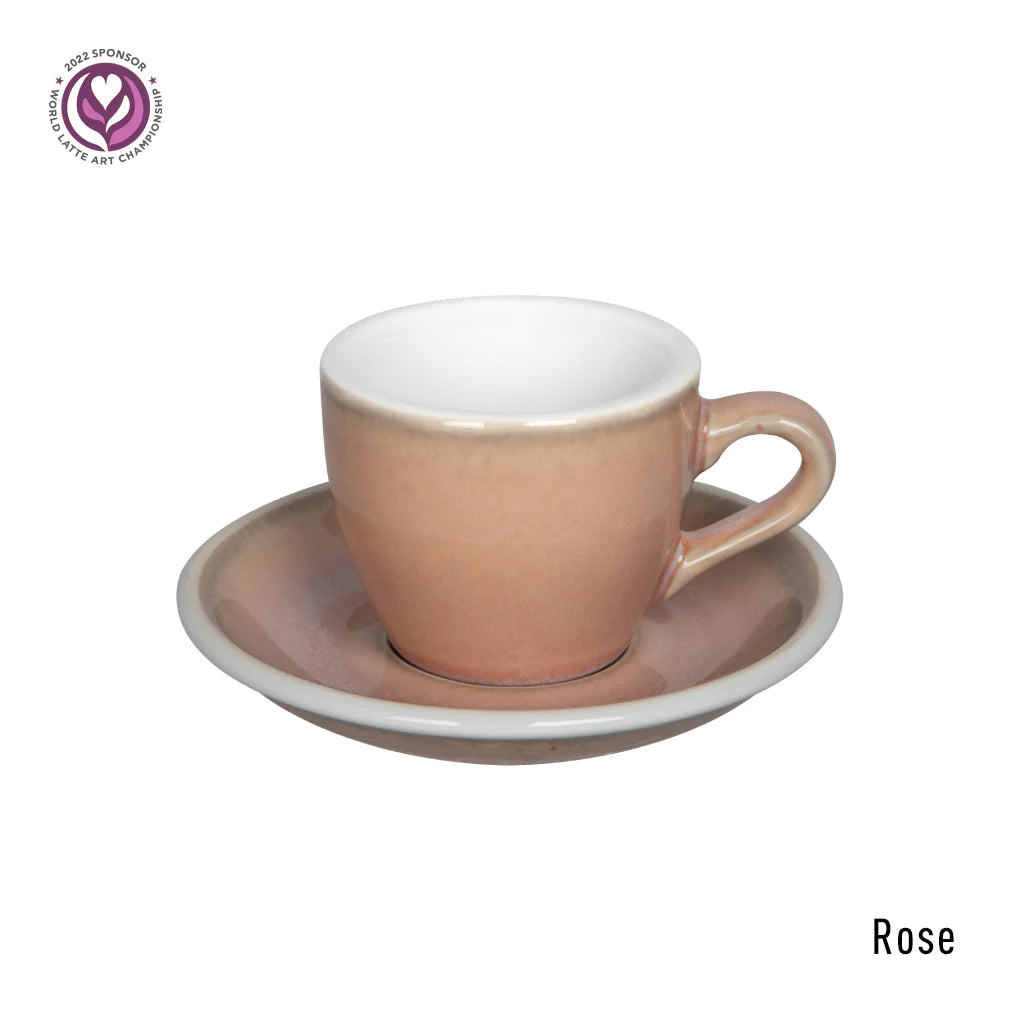Loveramic - Espresso kop- & schotel set - 80ml