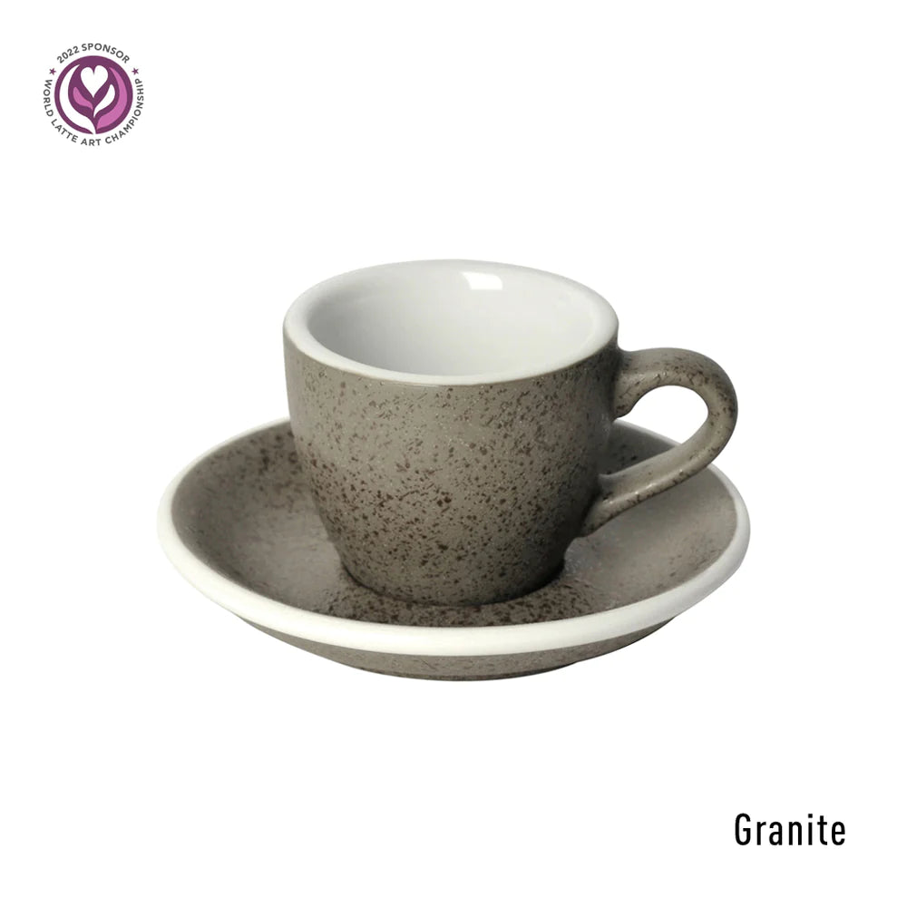Loveramic - Espresso kop- & schotel set - 80ml