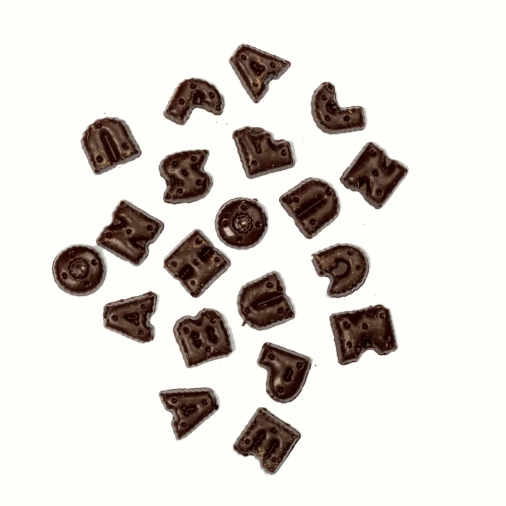 Chocolade lettertjes