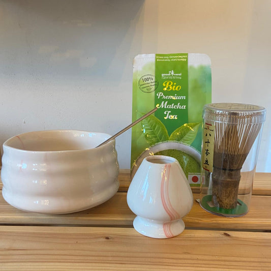 Matcha ceremonial set - PINK MARMOR