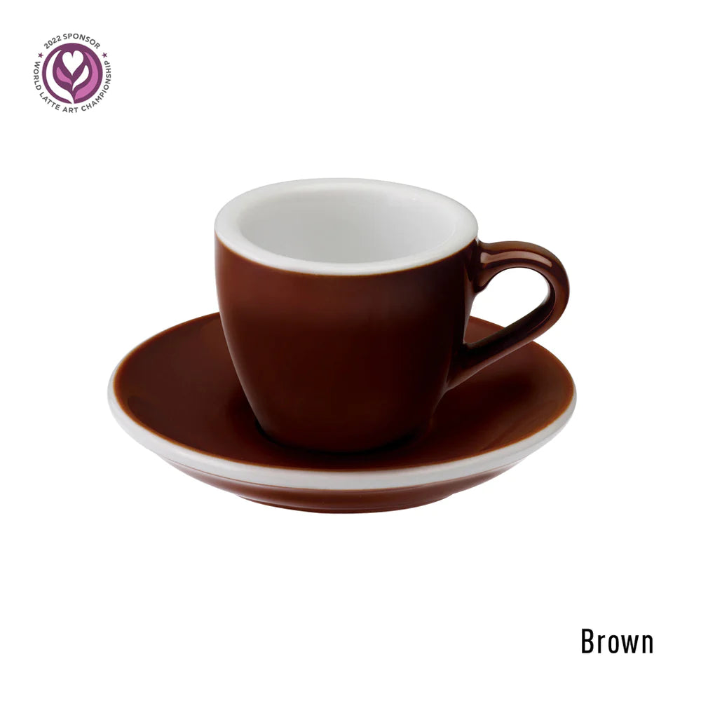 Loveramic - Espresso kop- & schotel set - 80ml